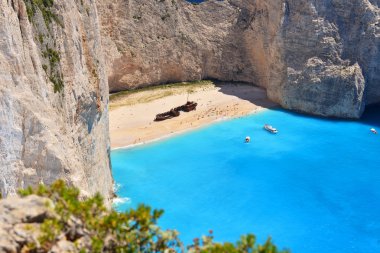 Navagio plaj Yunanistan
