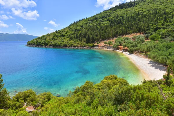 Spiaggia di Horgota nell 'isola di Cefalonia — Foto Stock