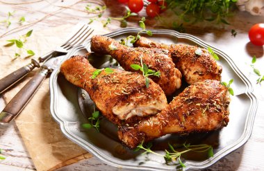 Tavuk budu kekik ile