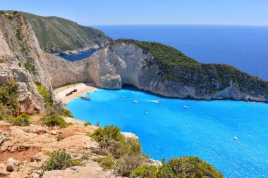 Navagio plaj Yunanistan