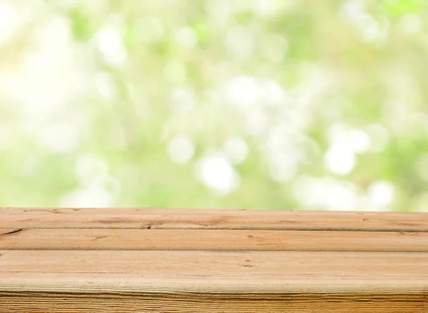 Empty wooden table — Stock Photo, Image