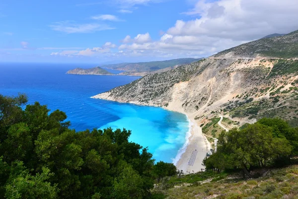 Famous beach Mirtos in Greece — Stock Photo, Image