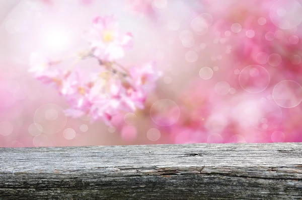 Empty wooden table — Stock Photo, Image