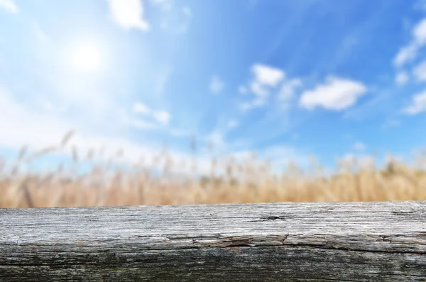 Empty wooden table — Stock Photo, Image