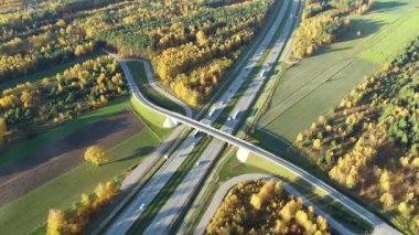 Otobanın havadan görünüşü