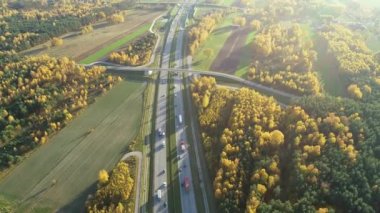 Otobanın havadan görünüşü