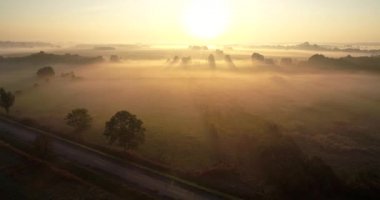 İHA 'dan sisli bir sabah