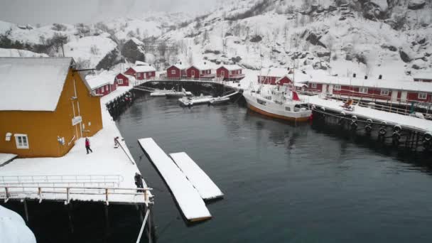 Paisagem Zangões Noruega Lofotens — Vídeo de Stock