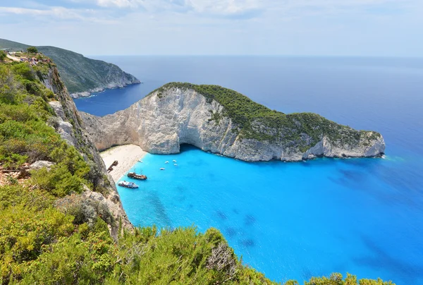 Plage Navagio en Grèce — Photo