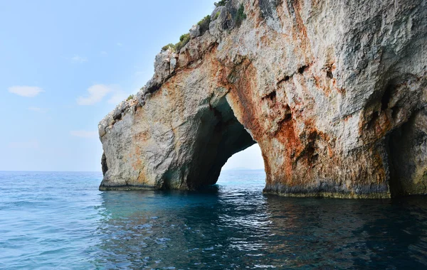 자친토 섬의 푸른 동굴 들 — 스톡 사진
