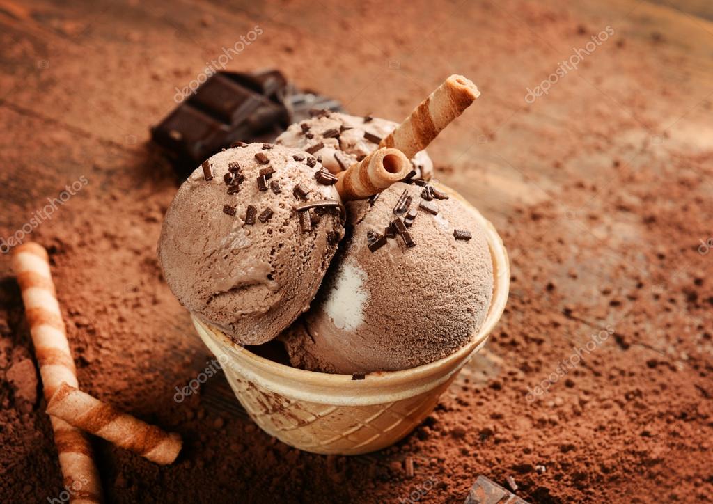 еда вафли мороженое шоколад food waffles chocolate ice cream скачать