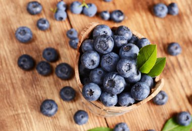 Olgun taze yaban mersini