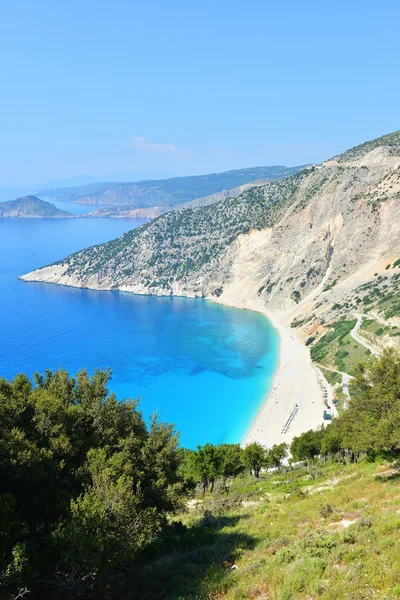 Myrtos on cephalonia island — Stock Photo, Image