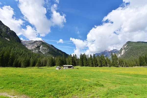 Kaunis Dolomiitit vuoret — kuvapankkivalokuva