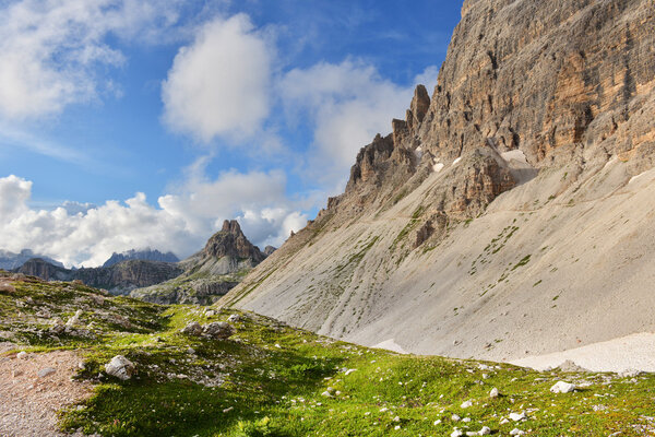 Rural mountain landscape.