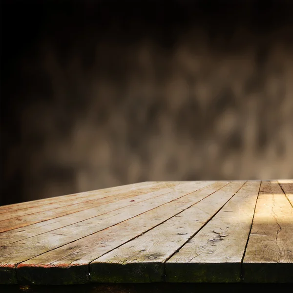 Empty table for product display montages — Stock Photo, Image