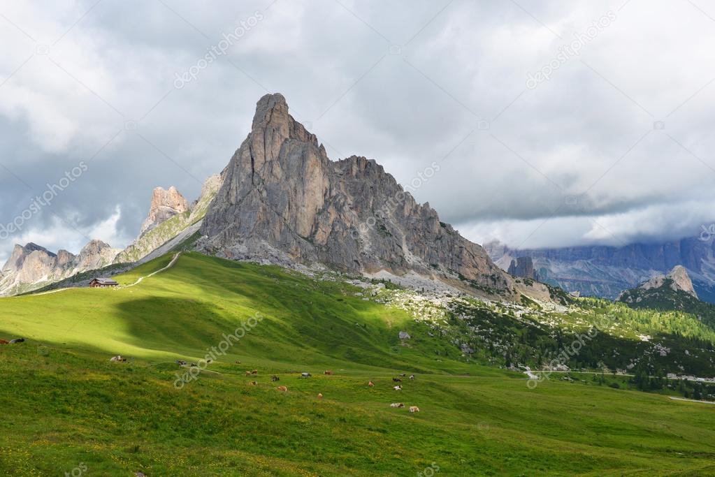 Beautiful Dolomites mountains