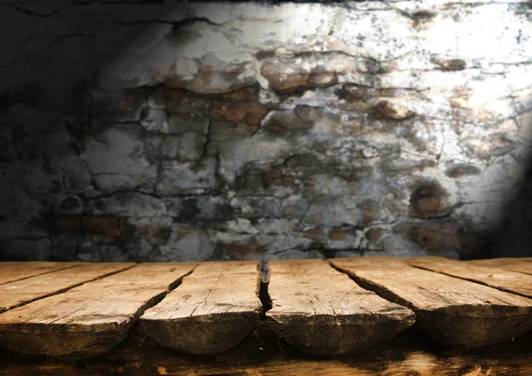 Empty table for product display montages — Stock Photo, Image