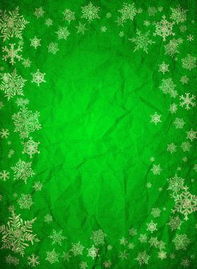 Yeşil Noel arka
