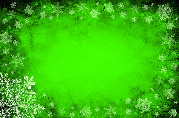 Green christmas background — Stock Photo, Image