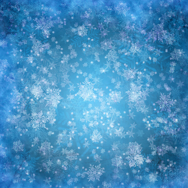 Blue christmas background