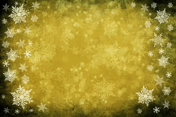 Yellow Christmas background — Stock Photo, Image