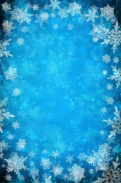 Fondo azul de Navidad — Foto de Stock