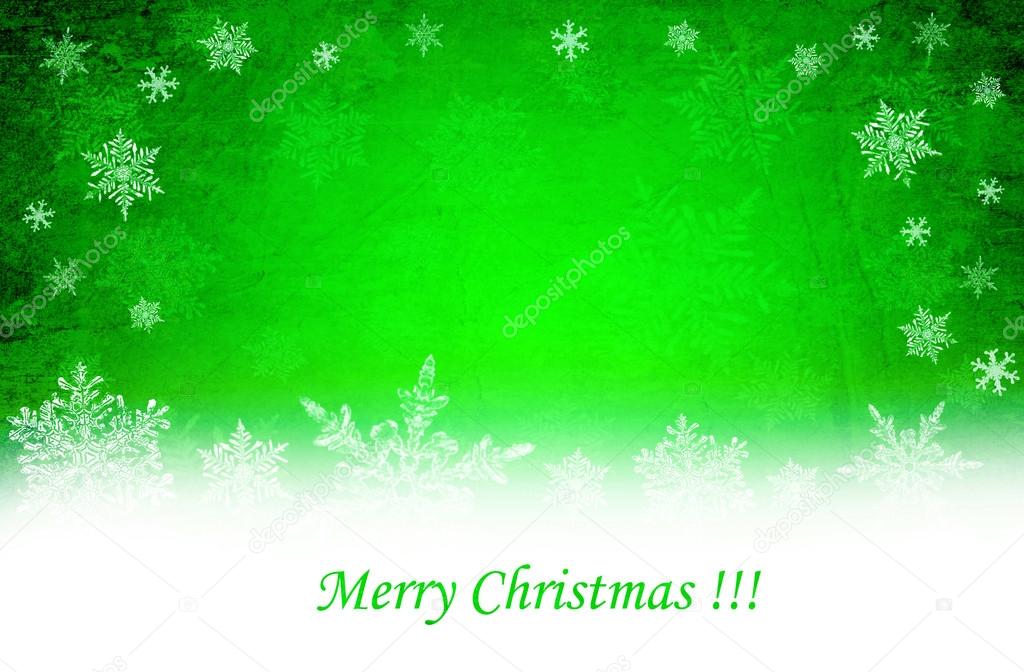 Green christmas background