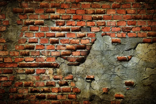 Alte beschädigte Grunge-Wand — Stockfoto