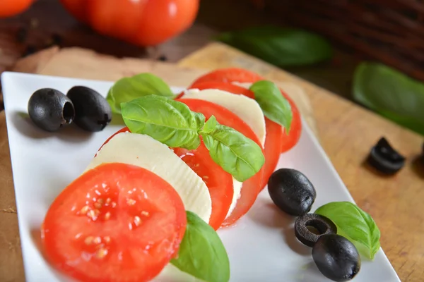 Insalata caprese classica — Foto Stock