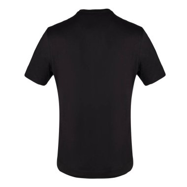 Siyah t-shirt arka planı izole edilmiş beyaz arkaplan