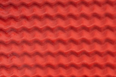 Kırmızı Dalgalı Lastik Döşeme Arkaplanı