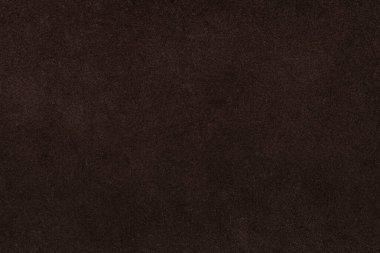 Koyu kahverengi süet deri doku arka planı
