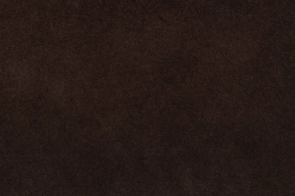 Koyu kahverengi süet deri doku arka planı