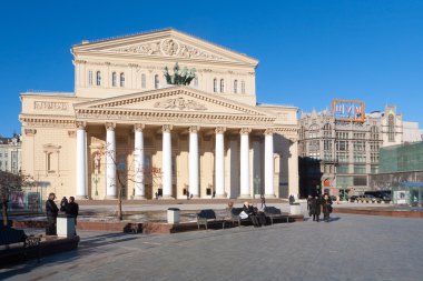 Bolşoy Tiyatrosu ve Tsum binalar