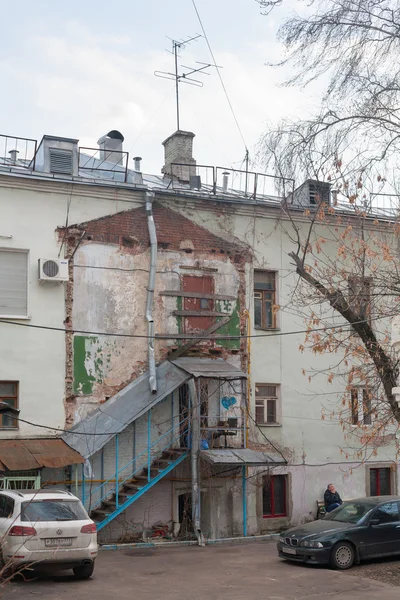 Yaroshenko House gevel in Moskou — Stockfoto