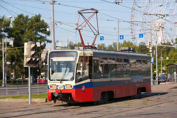 Moskva spårvagn — Stockfoto