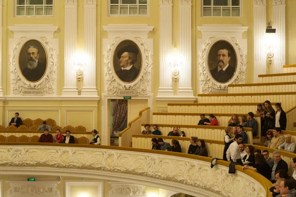 Персоналии: Большой концертный зал Московской консерватории — стоковое фото