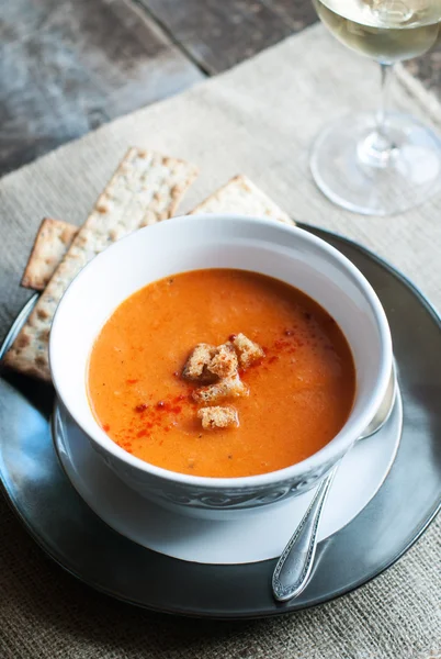 Sopa de tomate — Foto de Stock