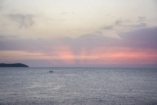 Peaceful sunset view in Ibiza, Balearic islands. — Stock Photo, Image