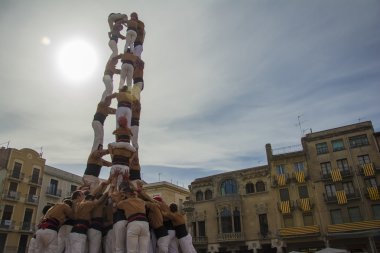 Castells performans Catalunya, İspanya