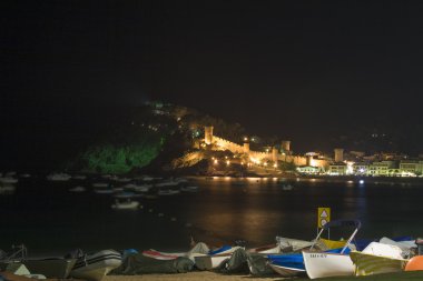 Tossa de Mar, İspanya eski kale