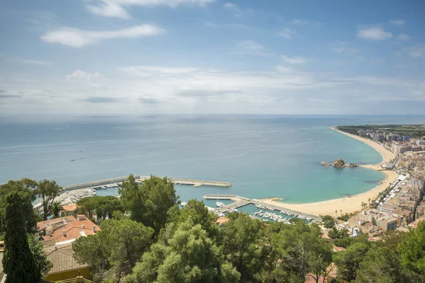 Paysage méditerranéen de la Costa Brava à Blanes — Photo