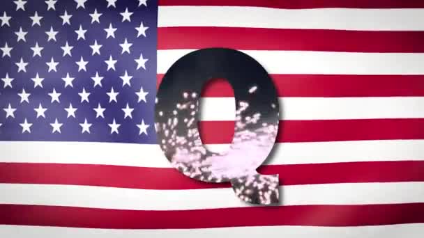 Q Anon deep state conspiracy concept — Stock Video