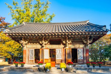 Gyeongju 'daki Bunhwangsa' daki Küçük Budist Tapınağı..