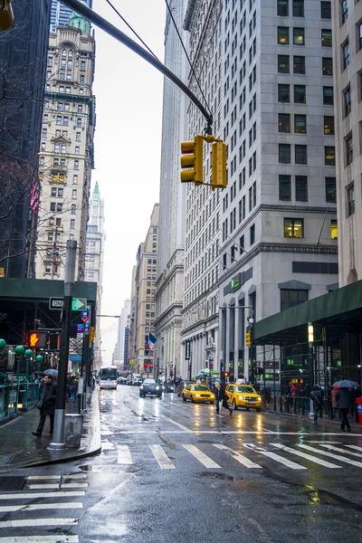 Večerní pohled z centra new Yorku — Stock fotografie