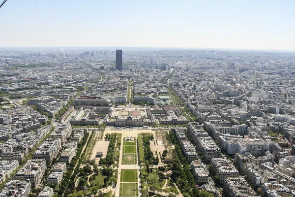 Champ de Mars od wieży Eiffla, Paryż — Zdjęcie stockowe