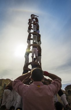 Castellers tarafından Castells performans