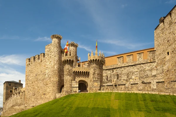 Castello templare di Ponferrada, Spagna — Foto Stock
