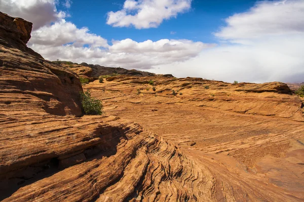 グレン ・ キャニオン、アリゾナ州ページの赤い岩の砂岩 — ストック写真